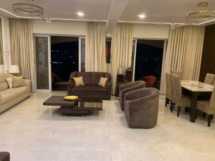 Living Room, kumar-princetown 3.5 Bedroom 2500 Sq.Ft. Villa In Undri Pune 8015979