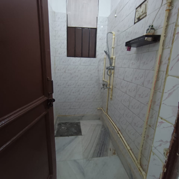 Bathroom in 2 BHK Builder Floor at Malviya Nagar – for Rent