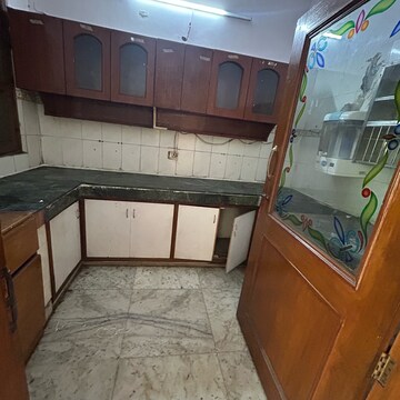 Kitchen in 1 RK Builder Floor at Kotla Mubarakpur – for Rent