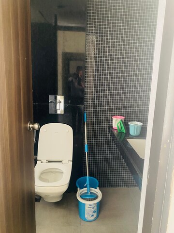 Bathroom in 2 BHK Apartment at Lodha Luxuria Priva, Majiwada – for Rent