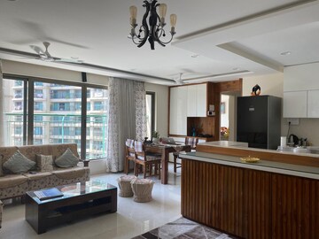 Kitchen in 3 BHK Apartment at Neelkanth Greens, Manpada – for Rent