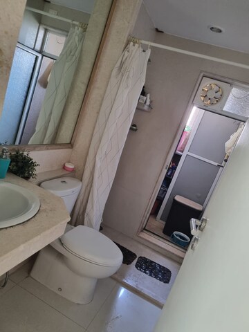 Bathroom in 2.5 BHK Apartment at Hiranandani Meadows, Manpada – for Rent