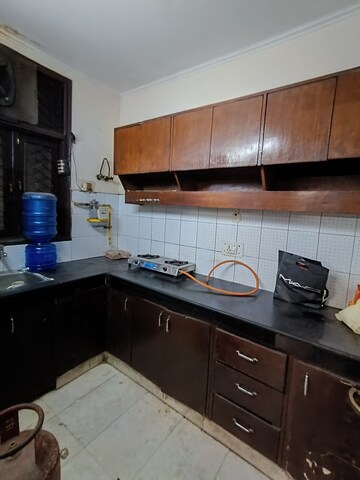 Kitchen in 2 BHK Builder Floor at Malviya Nagar – for Rent