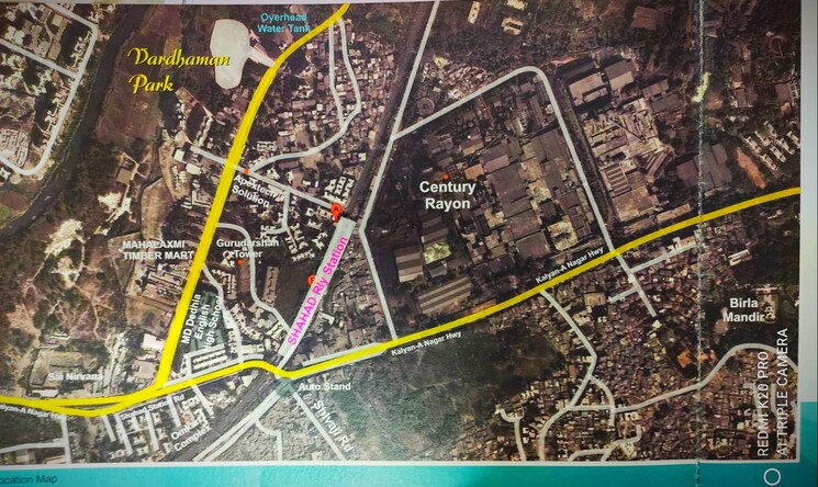 Map Location, vardhaman-park 1 Bedroom 663 Sq.Ft. Apartment In Shahad Thane 8016149