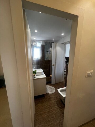 Bathroom in 3 BHK Apartment at Alliance The Eminence, Singhpura – for Rent