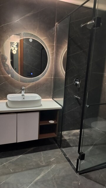 Bathroom in 4 BHK Apartment at Emaar MGF Emerald Hills, Sector 65 – for Rent