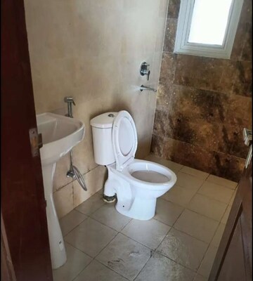 Bathroom in 3 BHK Apartment at Omaxe Residency II, Gomti Nagar – for Rent