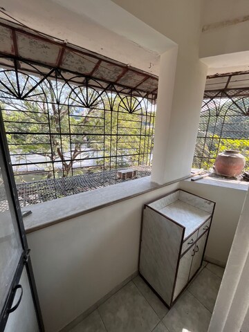 Balcony in 1 BHK Apartment at Brahmand CHS, Brahmand – for Rent