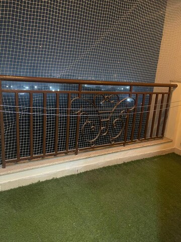 Balcony in 3 BHK Apartment at Ramprastha City The Atrium, Sector 37d – for Rent