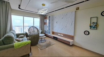 Living Room in 3 BHK Apartment at Soham Crystal Spires, Ghodbunder Road – for Rent