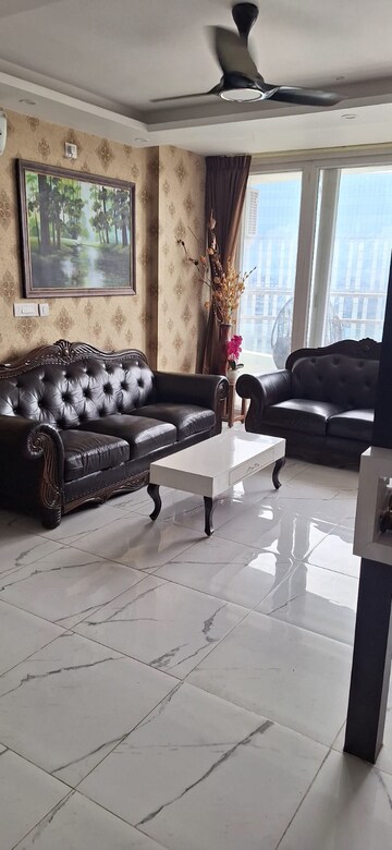 Living Room in 3 BHK Apartment at Mantri Manyata Lithos, Thanisandra – for Rent
