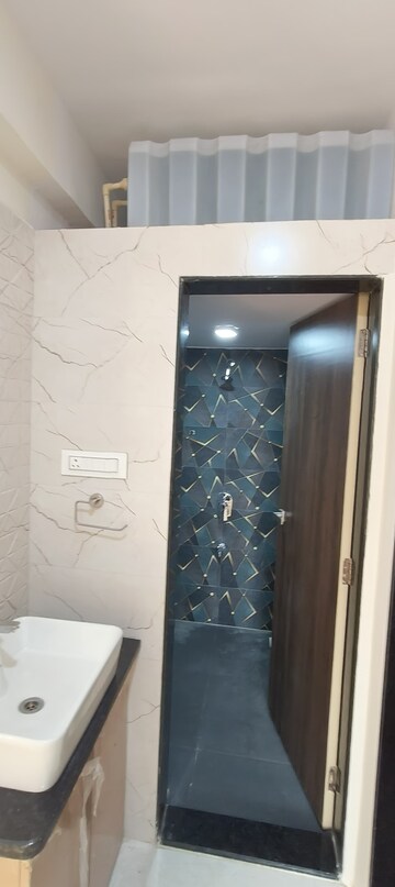 Bathroom in 1 BHK Apartment at SS Balaji Krishna, Thakurli – for Rent