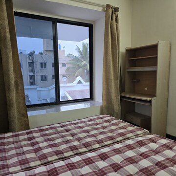 Bedroom in 2 BHK Apartment at Goel Ganga Orchard, Mundhwa – for Rent