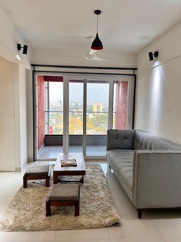 Living Room in 2 BHK Apartment at Magarpatta Nova, Mundhwa – for Rent