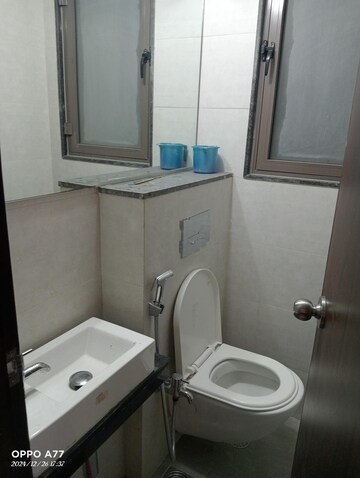 Bathroom in 1 BHK Apartment at Lodha Casa Viva, Majiwada – for Rent