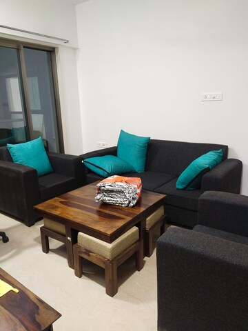 Living Room in 2 BHK Apartment at Chandak Cornerstone, Worli – for Sale
