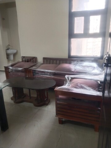 Living Room in 2 BHK Apartment at JKG Palm Resort, Raj Nagar Extension – for Rent