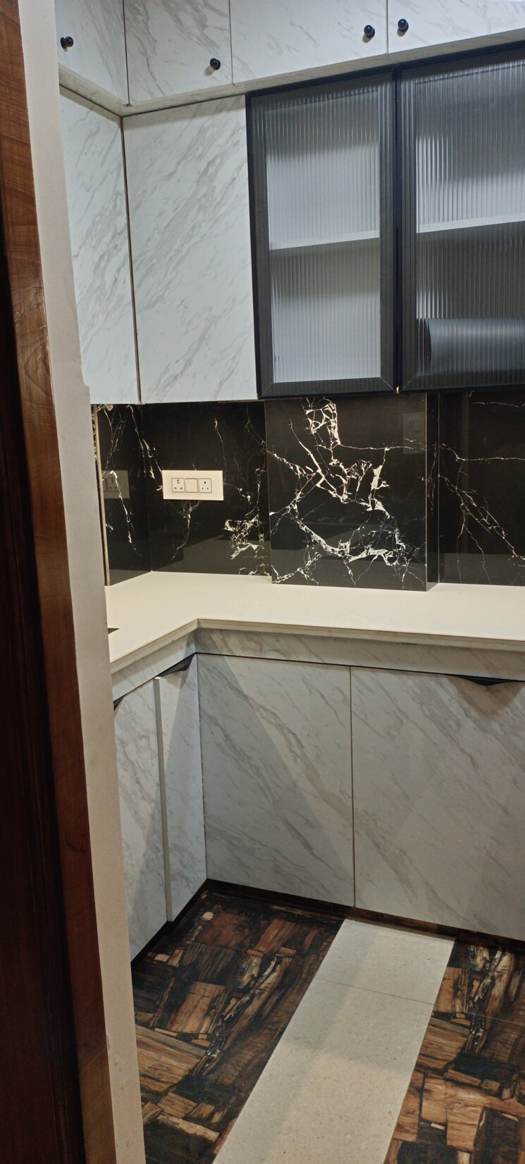 Kitchen, mahavir enclave 2 Bedroom 642 Sq.Ft. Builder Floor In Mahavir Enclave Delhi 8017105