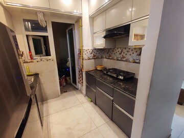 Kitchen in 3 BHK Apartment at Gaurs Siddhartham, Siddharth Vihar – for Rent