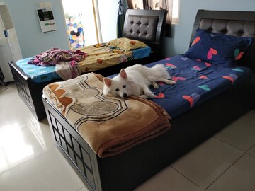Bedroom in 2 BHK Apartment at Golden Palms Apartment Bangalore, Thanisandra Main Road – for Rent