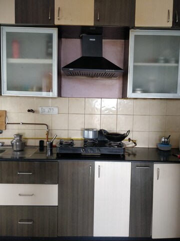 Kitchen in 2 BHK Apartment at Golden Palms Apartment Bangalore, Thanisandra Main Road – for Rent