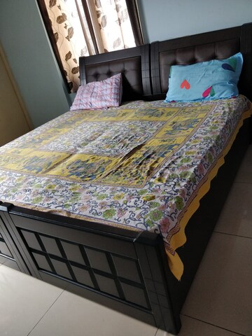 Bedroom in 2 BHK Apartment at Golden Palms Apartment Bangalore, Thanisandra Main Road – for Rent