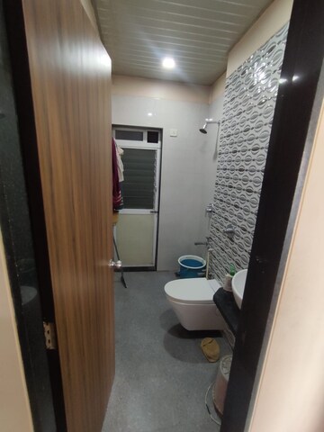 Bathroom in 2 BHK Apartment at Bhairaav Goldcrest Residency, Ghansoli – for Rent