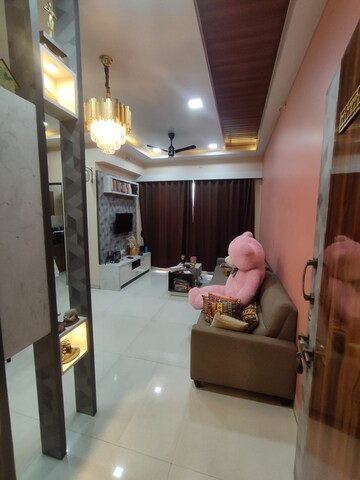 Living Room in 2 BHK Apartment at Bhairaav Goldcrest Residency, Ghansoli – for Rent