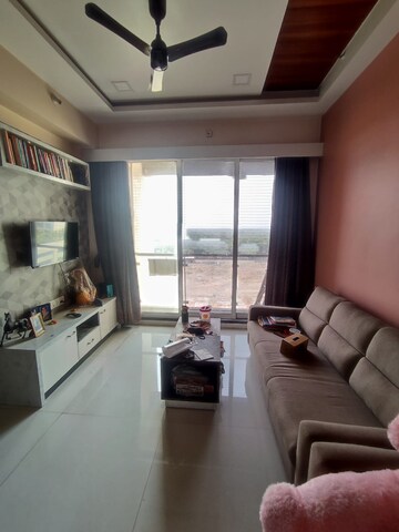 Living Room in 2 BHK Apartment at Bhairaav Goldcrest Residency, Ghansoli – for Rent