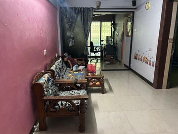 Living Room in 2 BHK Apartment at Mahavir CHS Nerul, Nerul – for Sale
