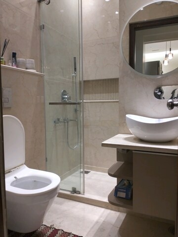 Bathroom in 3 BHK Builder Floor at Paschim Vihar – for Sale