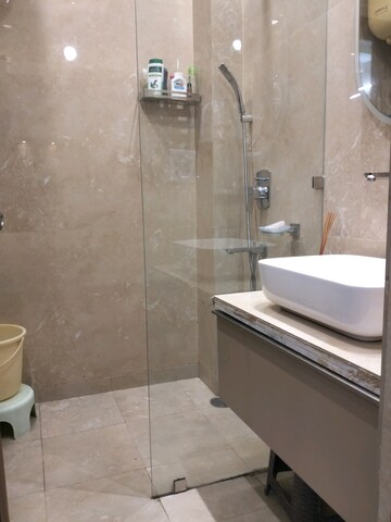 Bathroom in 3 BHK Builder Floor at Paschim Vihar – for Sale