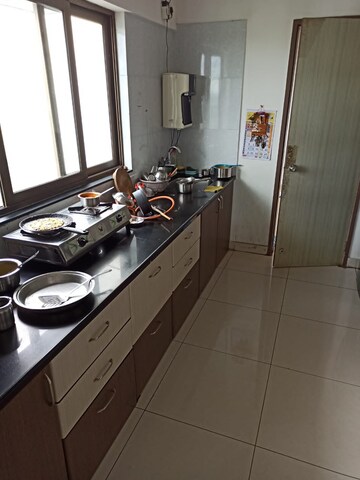 Kitchen in 3 BHK Apartment at Paranjape Blue Ridge, Hinjewadi – for Rent