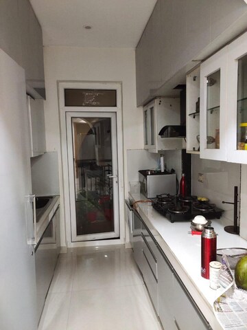 Building Lobby in 3 BHK Apartment at Rohit Height, Gomti Nagar – for Rent