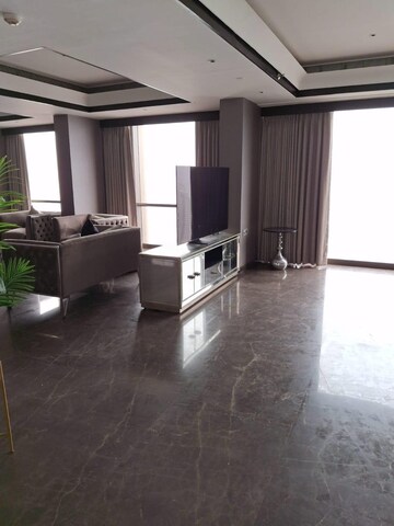 Living Room in 5 BHK Apartment at Lodha Trump Tower, Worli – for Rent