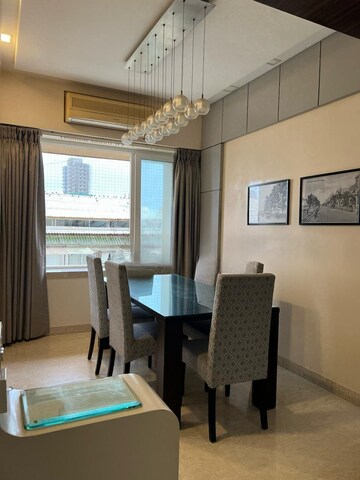 Living Room in 3 BHK Apartment at Enpar Lotus 101 Worli Residences, Lower Parel – for Rent