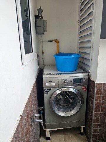 Bathroom in 3 BHK Apartment at Aparna Sarovar Grande, Nallagandla – for Rent