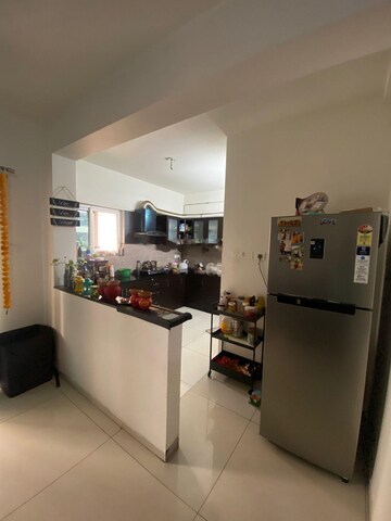 Kitchen in 3 BHK Apartment at Rajapushpa Atria, Gachibowli – for Rent
