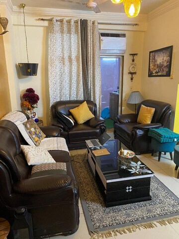 Living Room in 2.5 BHK Apartment at Saviour Greenisle, Sain Vihar – for Rent