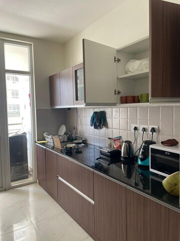 Kitchen in 2 BHK Apartment at Mantri Lithos, Thanisandra – for Rent