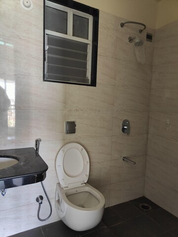 Bathroom in 2 BHK Apartment at Nyati Evolve 1, Magarpatta City – for Rent