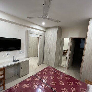 Bedroom in 1 BHK Builder Floor at Ansal Sushant Lok I, Sector 43 – for Rent