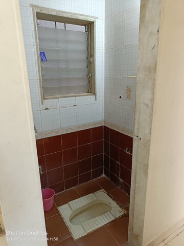 Bathroom in 1 BHK Apartment at Vijay Galaxy, Waghbil – for Rent