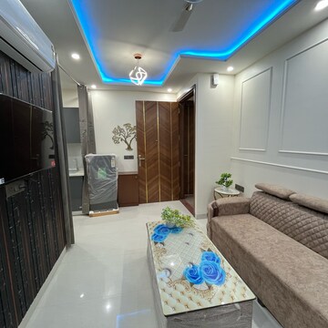 Living Room in 2 BHK Builder Floor at Ansal Sushant Lok I, Sushant Lok I – for Rent