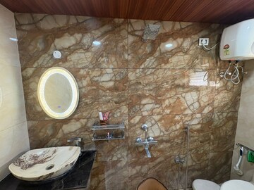 Bathroom in 2 BHK Apartment at Lajpat Nagar – for Rent