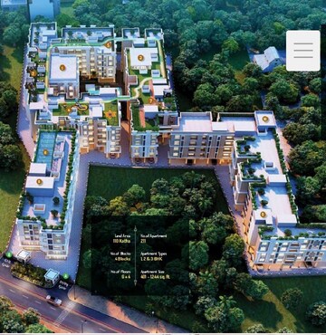 2 BHK Apartment – Exterior View View at Abhay Khand 2 - for Sale