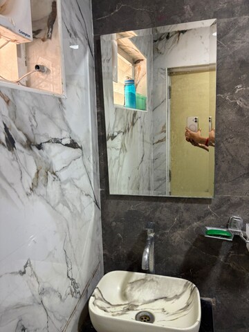 Bathroom in 2 BHK Apartment at Lajpat Nagar – for Rent