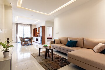 Living Room in 2 BHK Apartment at Yelahanka – for Sale