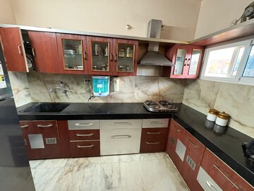 Kitchen in 1 BHK Apartment at Lajpat Nagar – for Rent