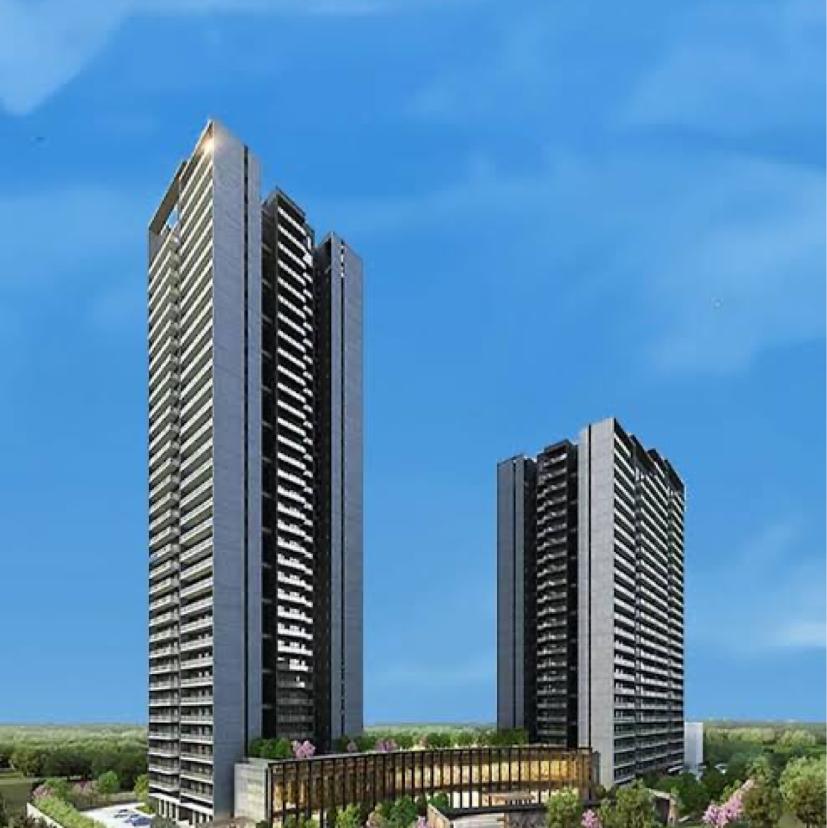 4 BHK + Pooja Room 2899 Sq.Ft. Penthouse in Krisumi Waterfall Residences